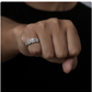 Vintage Rhinestone Inlaid Statement Ring